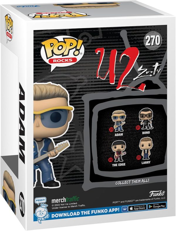 Funko Pop Rocks: U2 - Adam Clayton - Collectable Vinyl Figure - Gift Idea - Official Merchandise - Toys for Kids & Adults - Music Fans - Model Figure for Collectors and Display