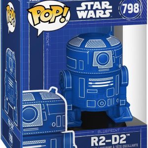 Funko Pop! Star Wars: R2-D2 -Blueprint - Collectable Vinyl Figure - Gift Idea - Official Merchandise - Toys for Kids & Adults - Star Wars Fans - Model Figure for Collectors and Display
