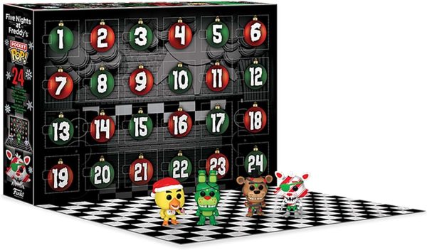 Funko Pop! Advent Calendar: Five Night At Freddy's (FNAF) - 24 Days of Surprises - Collectible Vinyl Mini Figures - Mystery Box - Gift Idea - Holiday Present for Kids - Christmas Countdown