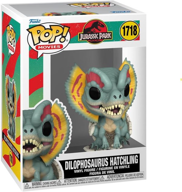 Funko Pop Movies: Jurassic Park Hatchling - Dilophosaurus Hatchling - Collectable Vinyl Figure - Gift Idea - Official Merchandise - Toys for Kids & Adults - Action/Adventure Fans