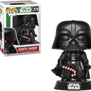 Funko Pop Star Wars: Holiday - Darth Vader with Candy Cane (Styles May Vary) Collectible Figure. Multicolor