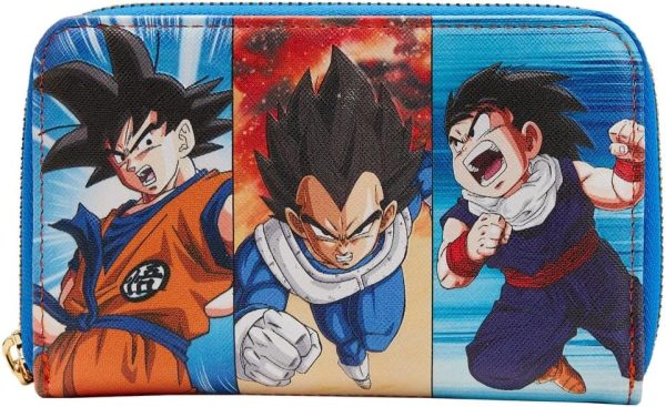 Loungefly Dragon Ball Z Trio Zip Around Wallet