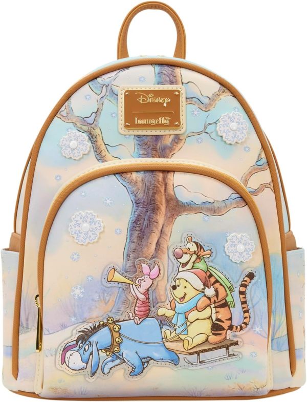 Loungefly Disney: Winnie The Pooh and Friends Sledding Mini-Backpack. Amazon Exclusive