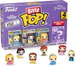 Funko Bitty Pop Disney Princesses - Cinderella. Snow White. Aurora and A Surprise Mystery Mini Figure - 0.9 Inch (2.2 Cm) Collectable - Stackable Display Shelf Included - Gift Idea