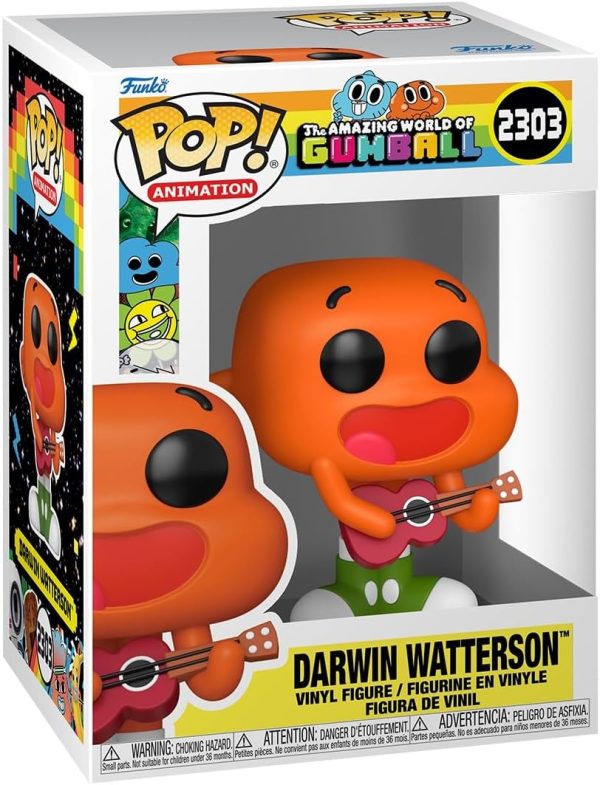 Funko Pop! Animation: The Amazing World of Gumball - Darwin Watterson - Collectable Vinyl Figure - Gift Idea - Official Merchandise - Toys for Kids & Adults - Cartoon Fans