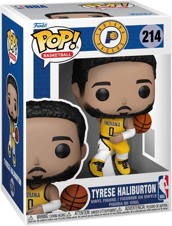 Funko Pop! NBA: Indiana Pacers - Tyrese Haliburton - NBA Players - Collectable Vinyl Figure - Gift Idea - Official Merchandise - Toys for Kids & Adults - Sports Fans - for Collectors and Display