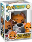 Funko Pop! & Buddy: Oliver and Company - Dodger with Oliver - 1/6 Odds for Rare Chase Variant - Collectable Vinyl Figure - Gift Idea - Official Merchandise - Toys for Kids & Adults