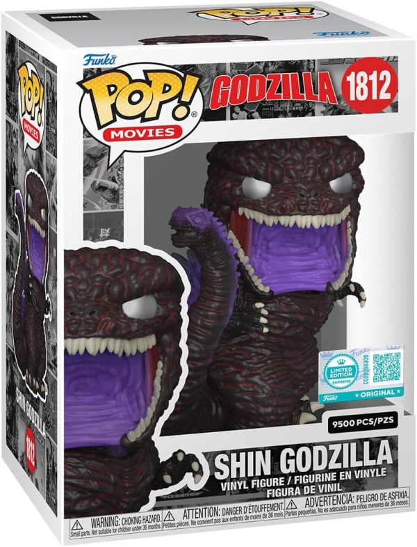 Funko Pop! Supreme LE: Godzilla - Shin Godzilla - Collectable Vinyl Figure - Gift Idea - Official Merchandise - Toys for Kids & Adults - Movies Fans - Model Figure for Collectors and Display