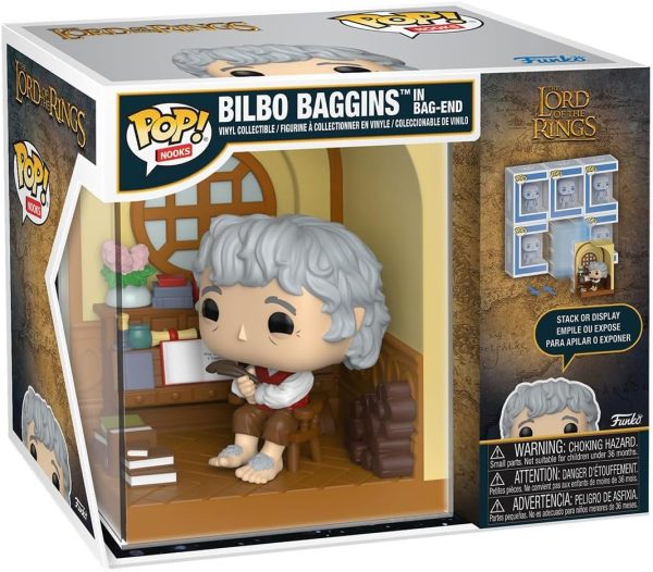 Funko Pop! Nooks: The Lord of The Rings - Bilbo? Baggins in Bag-End - Collectable Vinyl Vigure - Gift Idea - Official Merchandise - Toys for Kids & Adults - Movie Fans - for Collectors and Display