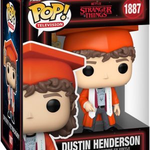 Funko Pop! TV: Stranger Things - Dustin Henderson - Collectable Vinyl Figure - Gift Idea - Official Merchandise - Toys for Kids & Adults - Fantasy Fans - Model Figure for Collectors and Display