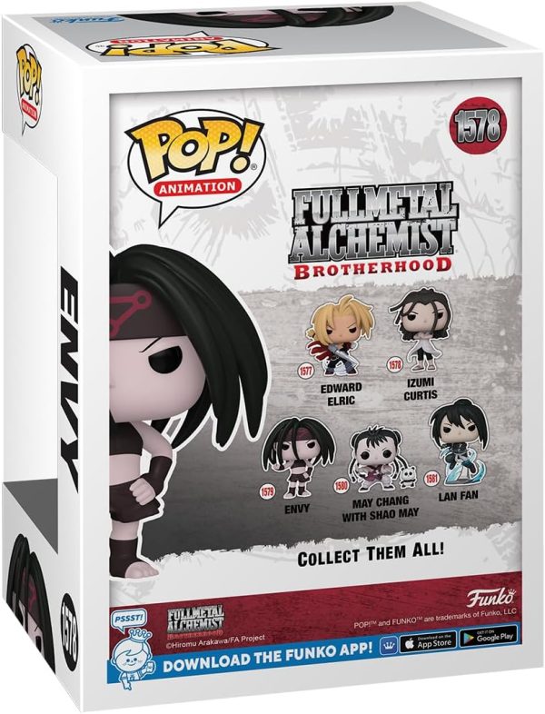 Funko Pop Animation: Fullmetal Alchemist: Brotherhood - Envy - Full Metal Alchemist - Collectable Vinyl Figure - Gift Idea - Official Merchandise - Toys for Kids & Adults - Anime Fans