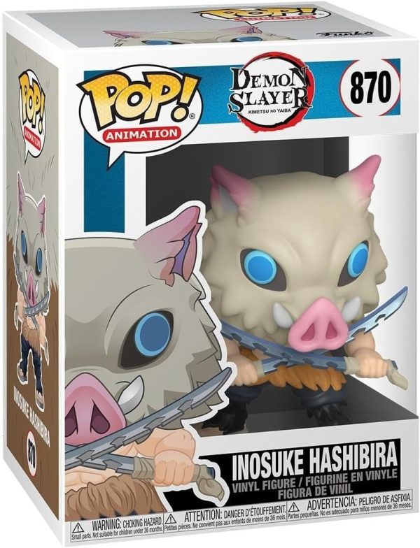 Funko Pop Pop Animation: Demon Slayer - Inosuke Hashibira - Collectable Vinyl Figure - Gift Idea - Official Merchandise - Toys for Kids & Adults - Anime Fans - Model Figure for Collectors
