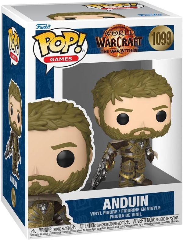 Funko Pop! Games: World of Warcraft - Anduin - Collectable Vinyl Figure - Gift Idea - Official Merchandise - Toys for Kids & Adults - Video Games Fans - Model Figure for Collectors