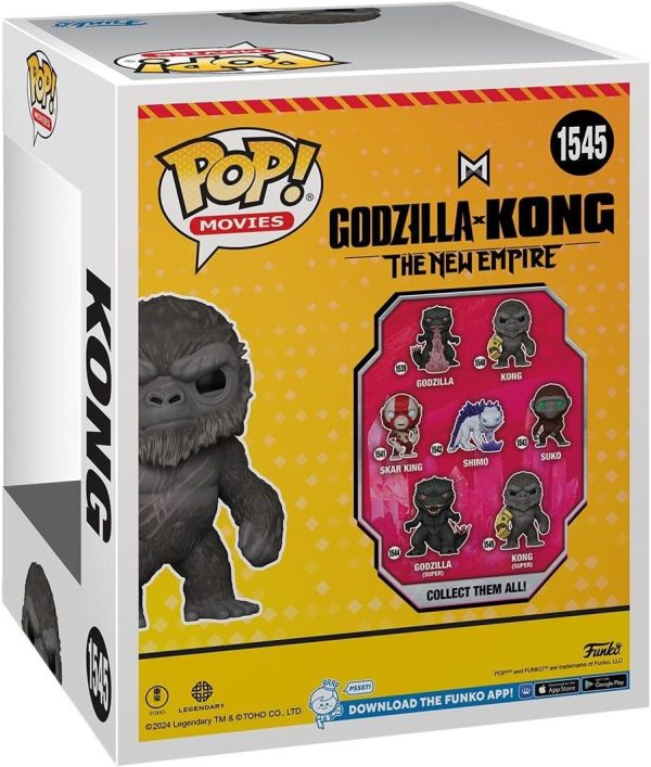 Funko POP! Super: Godzilla X King Kong: The New Empire - King Kong - Godzilla Vs Kong - Collectable Vinyl Figure - Gift Idea - Official Merchandise - for Kids & Adults - Movies Fans