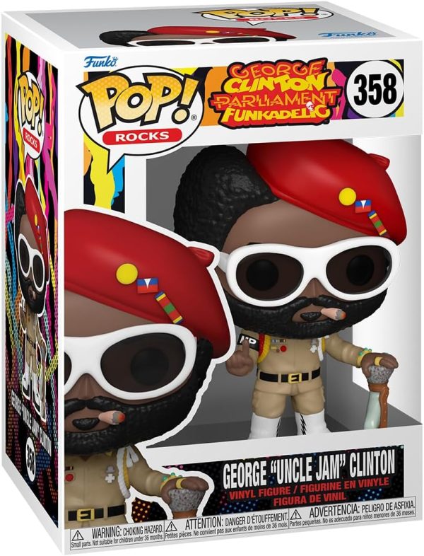 Funko POP! Rocks: George Clinton - Parliament Funkadelic - Collectable Vinyl Figure - Gift Idea - Official Merchandise - for Kids & Adults - Music Fans - Model Figure for Collectors and Display