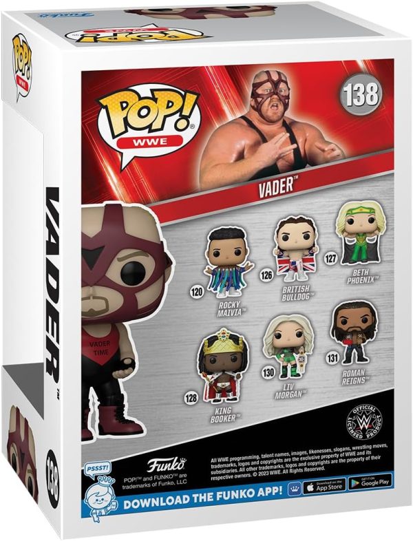 Funko POP! WWE: Big Van Vader - Collectable Vinyl Figure - Gift Idea - Official Merchandise - for Kids & Adults - Sports Fans - Model Figure for Collectors and Display