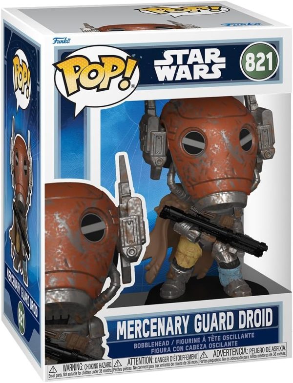 Funko Pop! Star Wars: Mandalorian & Grogu - Mercenary Guard Droid - Collectable Vinyl Figure - Gift Idea - Official Merchandise - Toys for Kids & Adults - Star Wars Fans