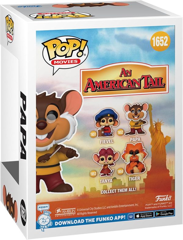 Funko POP Movies: American Tail ?C Papa Mousekewitz ? - an American Tail - Collectable Vinyl Figure - Gift Idea - Official Merchandise - for Kids & Adults - Movies Fans - Model Figure for Collectors
