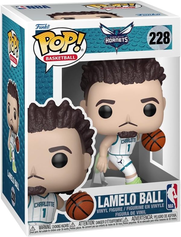 Funko Pop! NBA: Hornets - LaMelo Ball - Home Uniform - Collectable Vinyl Figure - Gift Idea - Official Merchandise - Toys for Kids & Adults - Sports Fans - Model Figure for Collectors and Display