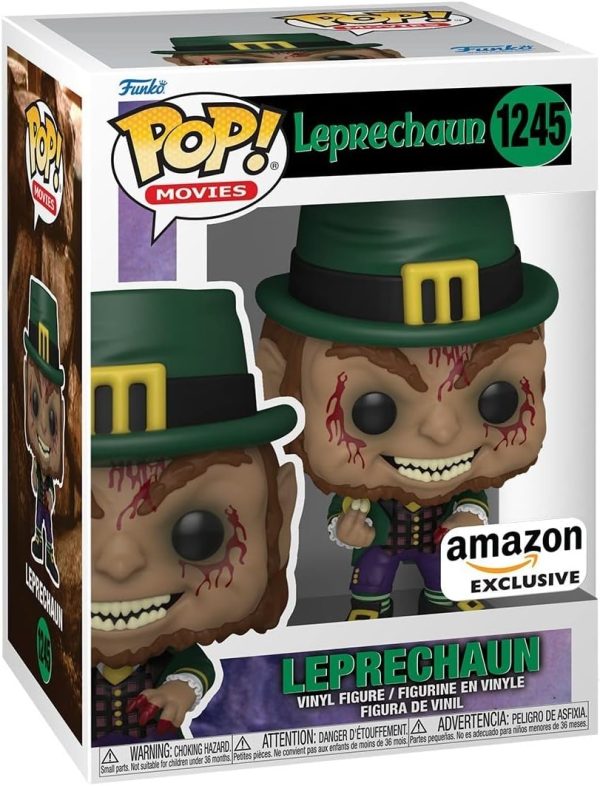 Funko Pop Movies: Leprechaun - Leprechaun - (Bloody). Amazon Exclusive - Collectable Vinyl Figure - Gift Idea - Official Merchandise - Toys for Kids & Adults - Horror Fans