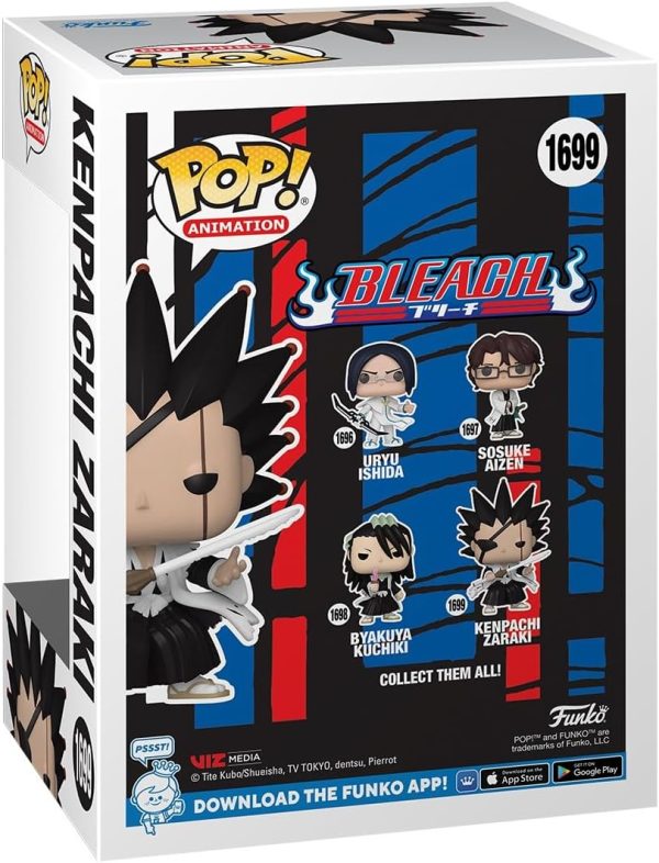Funko Pop! Animation: Bleach - Kenpachi Zaraki - Collectable Vinyl Figure - Gift Idea - Official Merchandise - for Kids & Adults - Anime Fans - Model Figure for Collectors and Display