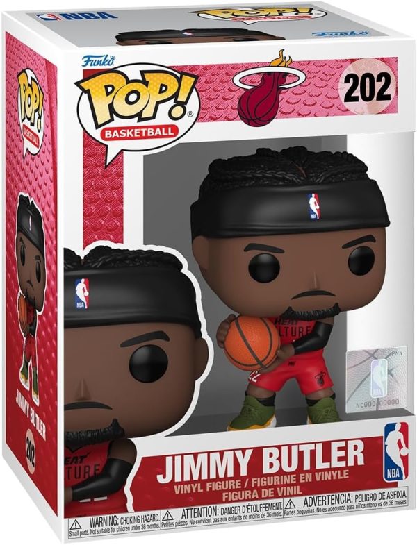 Funko Pop NBA: Miami Heat - Jimmy Butler - (24-25 City Edition) - Collectable Vinyl Figure - Gift Idea - Official Merchandise - Toys for Kids & Adults - Sports Fans - Model Figure for Collectors