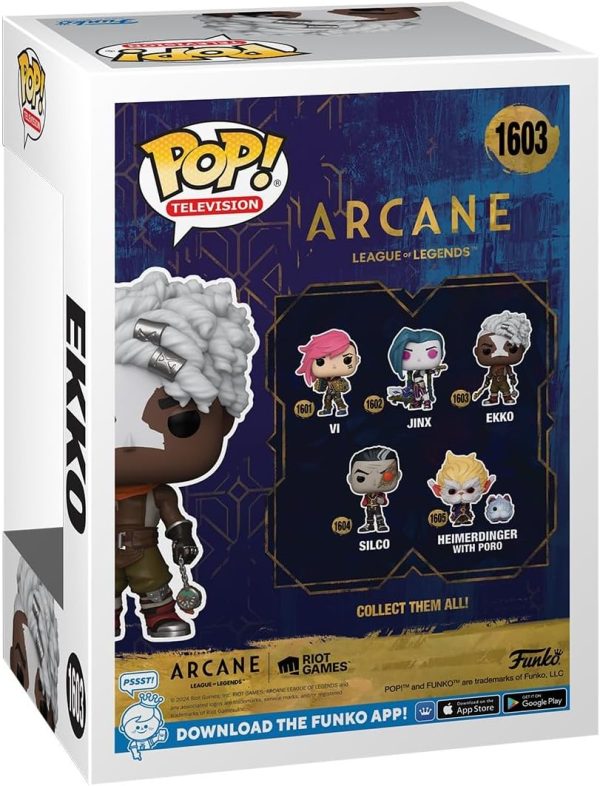 Funko POP TV: Arcane LOL - Ekko - Arcane: League of Legends - Collectable Vinyl Figure - Gift Idea - Official Merchandise - for Kids & Adults - TV Fans - Model Figure for Collectors and Display