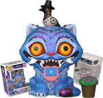 Funko Kpop Demon Hunters Derpy The Tiger with Sussie + ToyBop Protector: Glow-in-The-Dark Pop! TV Animation Vinyl Figure (Bundled with Pop Protector Collector Case Gift Set)