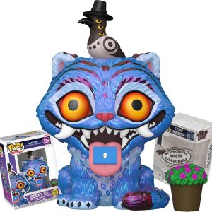 Funko Kpop Demon Hunters Derpy The Tiger with Sussie + ToyBop Protector: Glow-in-The-Dark Pop! TV Animation Vinyl Figure (Bundled with Pop Protector Collector Case Gift Set)