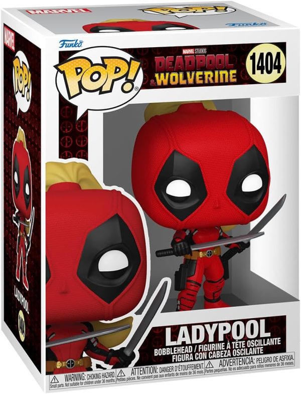 Funko POP Marvel: Deadpool & Wolverine - Ladypool - Deadpool 3 - Collectable Vinyl Figure - Gift Idea - Official Merchandise - for Kids & Adults - Movies Fans - Model Figure for Collectors