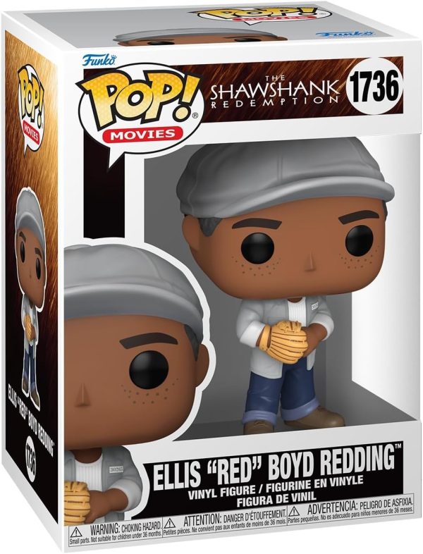 Funko POP Movies: SR - Ellis 'Red' Boyd Redding - Shawshank Redemption - Collectable Vinyl Figure - Gift Idea - Official Merchandise - for Kids & Adults - Movies Fans