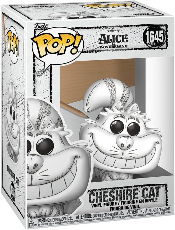 Funko Pop! Disney: Sketched - Cheshire Cat - Collectable Vinyl Figure - Gift Idea - Official Merchandise - Toys for Kids & Adults - Disney Fans - Model Figure for Collectors and Display