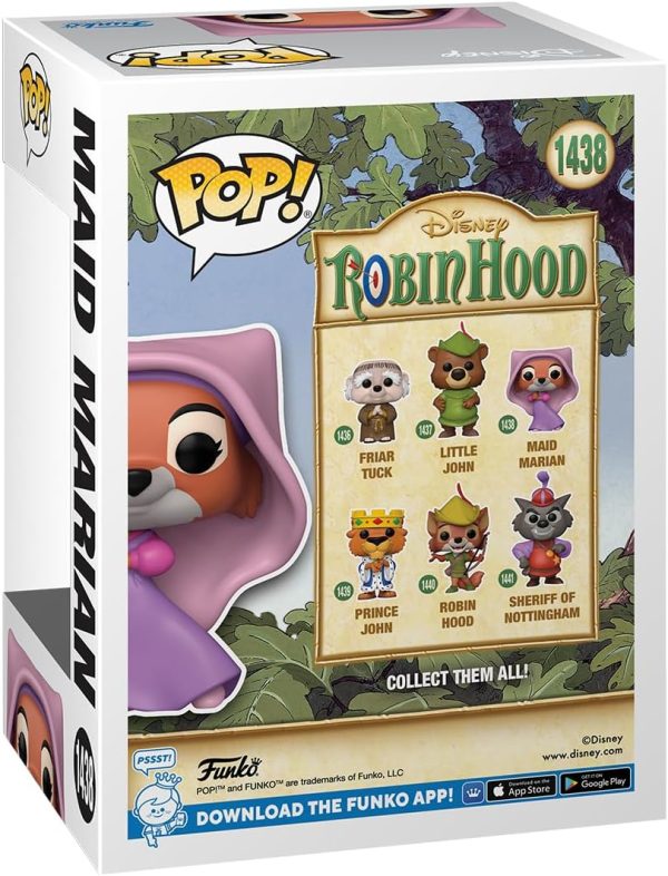Funko POP! Disney: Robin Hood - Maid Marian - Collectable Vinyl Figure - Gift Idea - Official Merchandise - for Kids & Adults - Movies Fans - Model Figure for Collectors and Display