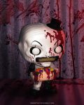 Funko Pop! Movies: Terrifier 2 - Art The Clown (with Head) - Collectable Vinyl Figure - Gift Idea - Official Merchandise - Toys for Kids & Adults - Movies Fans - Figure for Collectors and Display