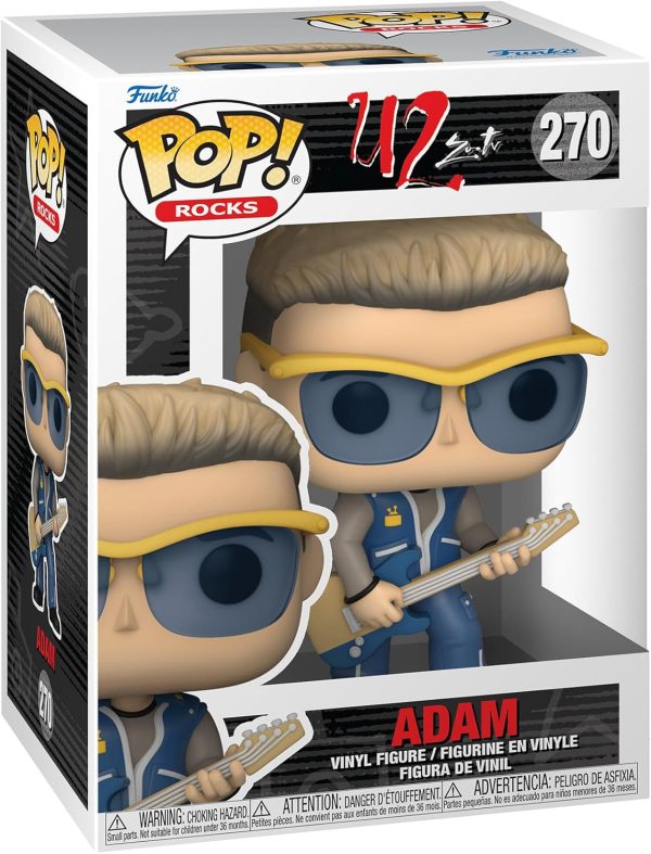 Funko Pop Rocks: U2 - Adam Clayton - Collectable Vinyl Figure - Gift Idea - Official Merchandise - Toys for Kids & Adults - Music Fans - Model Figure for Collectors and Display