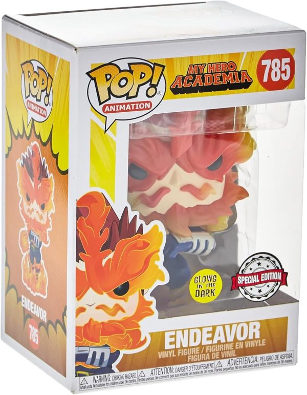 Funko Pop! Animation: My Hero Academia - Endeavor (Glow in The Dark). Amazon Exclusive