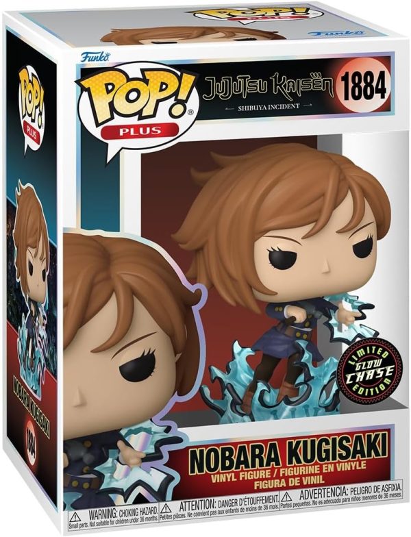 Funko Pop! Plus: Jujutsu Kaisen - Nobara - 1/6 Odds for Rare Chase Variant - Glow in The Dark - Collectable Vinyl Figure - Gift Idea - Official Merchandise - Toys for Kids & Adults - Anime Fans