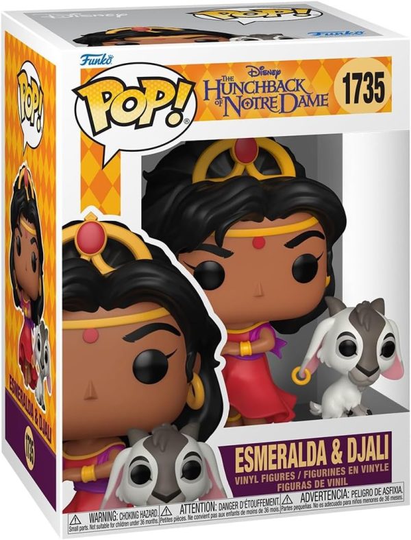 Funko Pop! & Buddy: Hunchback of Notre Dame - Esmeralda and Djali - Collectable Vinyl Figure - Gift Idea - Official Merchandise - Toys for Kids & Adults - Movies Fans