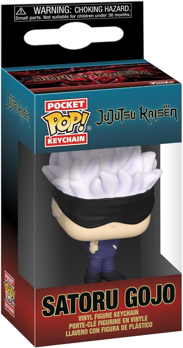 Funko POP! Keychain: JJK - Satoru Gojo - Jujutsu Kaisen Novelty Keyring - Collectable Mini Figure - Stocking Filler - Gift Idea - Official Merchandise - Anime Fans - Backpack Decor