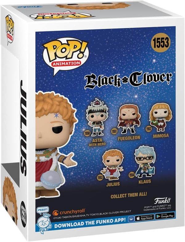 Funko POP! Animation: Black Clover - Julius Novachrono - Collectable Vinyl Figure - Gift Idea - Official Merchandise - for Kids & Adults - Anime Fans - Model Figure for Collectors and Display