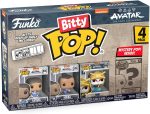 Funko Bitty Pop! Avatar: The Last Airbender - Katara. Sokka. Suki. & A Surprise Mystery Mini Figure - 0.9 Inch (2.2 Cm) Collectable - Stackable Display Shelf Included - Gift Idea - Cake Topper