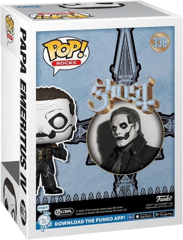Funko POP! Rocks: Ghost - Papa Emeritus IV - Ghost Band - Collectable Vinyl Figure - Gift Idea - Official Merchandise - for Kids & Adults - Music Fans - Model Figure for Collectors and Display