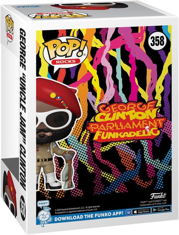 Funko POP! Rocks: George Clinton - Parliament Funkadelic - Collectable Vinyl Figure - Gift Idea - Official Merchandise - for Kids & Adults - Music Fans - Model Figure for Collectors and Display