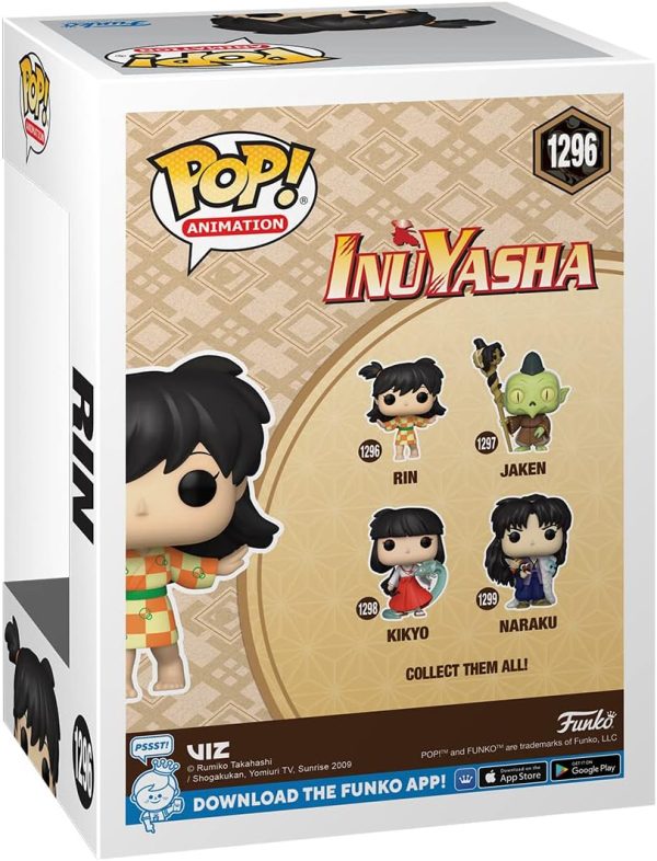 Funko POP! Animation: Inuyasha - Rin - Collectable Vinyl Figure - Gift Idea - Official Merchandise - for Kids & Adults - Anime Fans - Model Figure for Collectors and Display