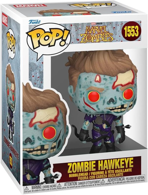 Funko Pop! Marvel: Marvel Zombies - Zombie Hawkeye - Collectable Vinyl Figure - Gift Idea - Official Merchandise - Toys for Kids & Adults - Comic Books Fans - Model Figure for Collectors and Display