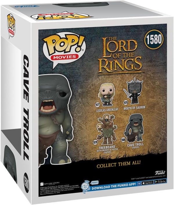 Funko POP! Super: Lord of The Rings - Cave Troll - Collectable Vinyl Figure - Gift Idea - Official Merchandise - for Kids & Adults - Movies Fans - Model Figure for Collectors and Display