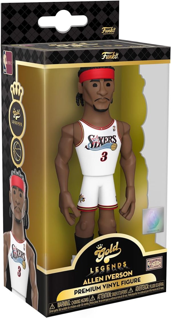 Funko Gold 5 NBA Legends: 76ers - Allen Iverson (Styles May Vary)