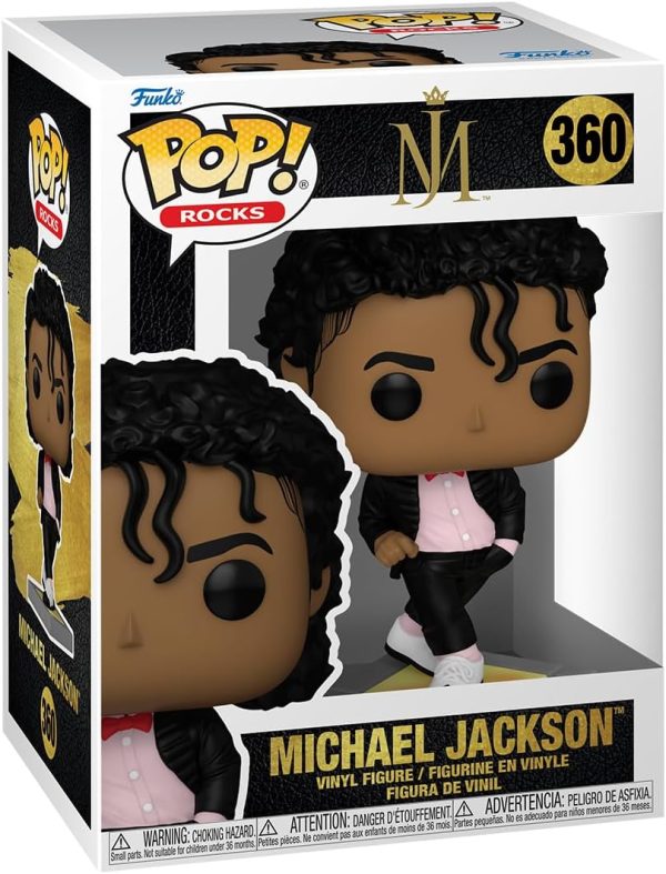 Funko POP! Rocks: Michael Jackson - (Billie Jean) - Collectable Vinyl Figure - Gift Idea - Official Merchandise - for Kids & Adults - Music Fans - Model Figure for Collectors and Display