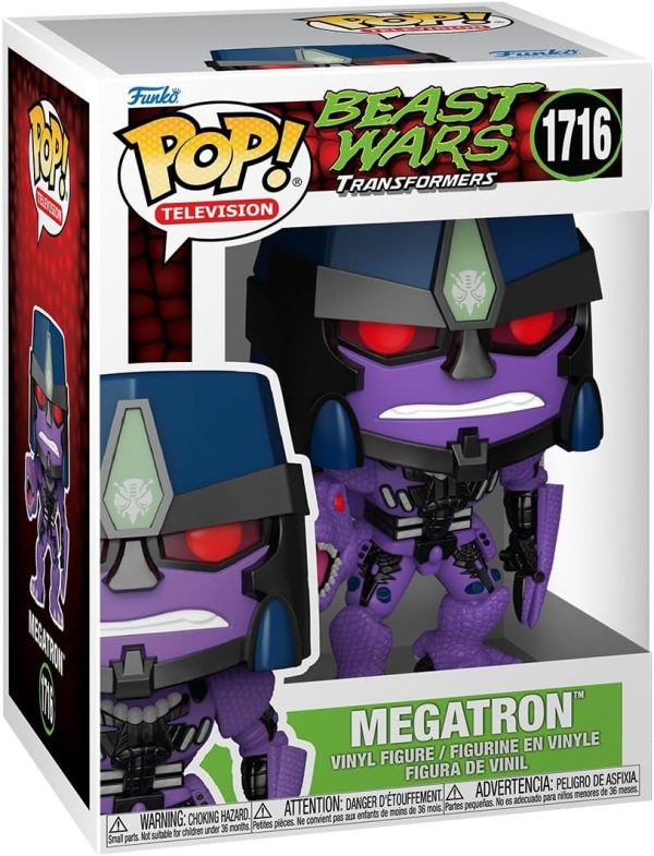 Funko Pop! TV: Transformers - Megatron - Transformers Classic - Collectable Vinyl Figure - Gift Idea - Official Merchandise - Toys for Kids & Adults - TV Fans - Model Figure for Collectors