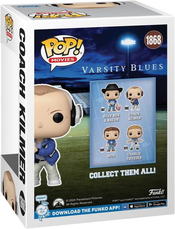 Funko POP Movies: Varsity Blues - Coach Bud Kilmer?? - Collectable Vinyl Figure - Gift Idea - Official Merchandise - for Kids & Adults - Movies Fans - Model Figure for Collectors and Display